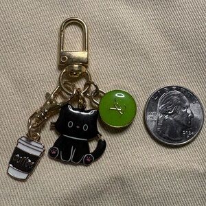 Louis Vuitton Gold and Green Keychain Charm